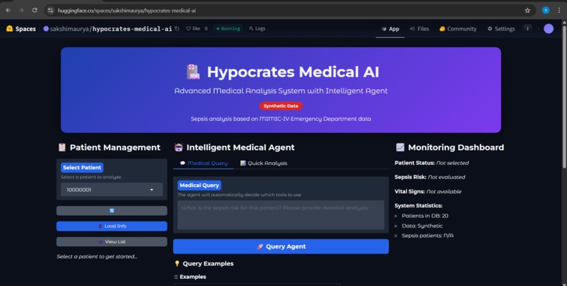 HYPOCRATES MEDICAL AI – screenshot 1