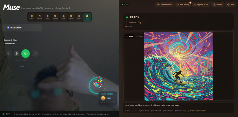 Muse — Gesture & Voice Powered AI Art Studio – screenshot 13