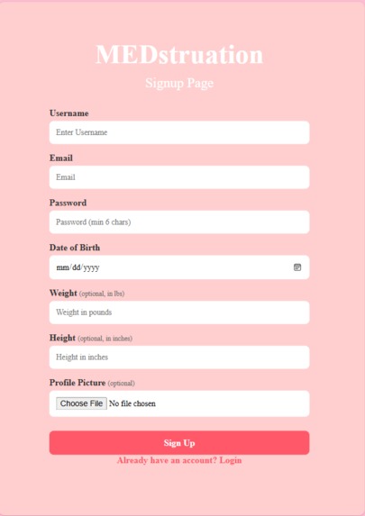 MEDstruation – screenshot 2