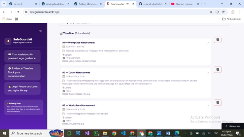 SafeGuard AI – screenshot 4