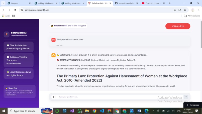 SafeGuard AI – screenshot 5