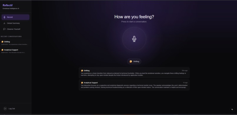 Reflectif – screenshot 1