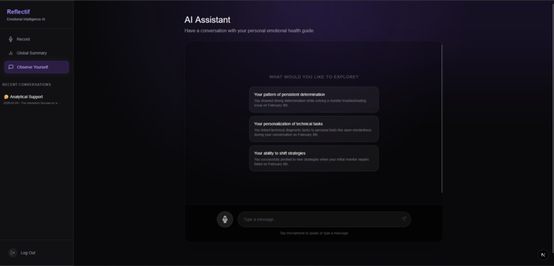 Reflectif – screenshot 2