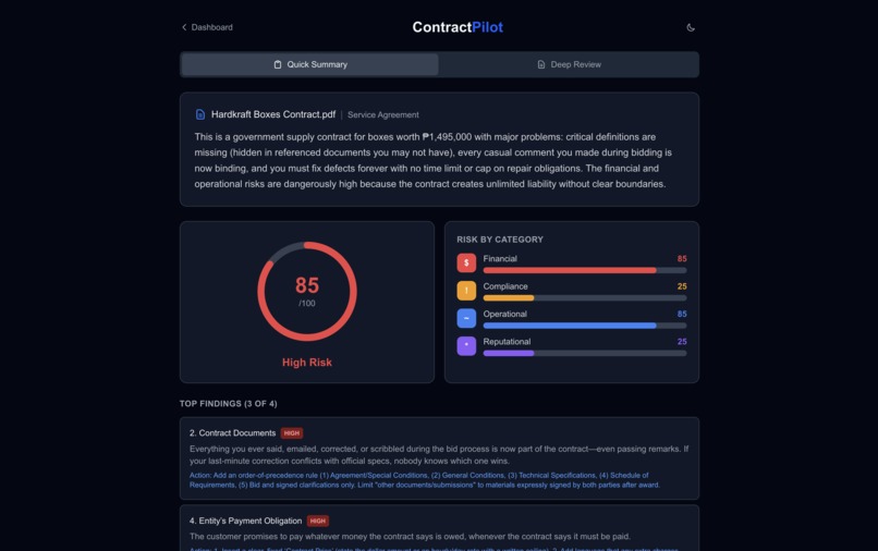 ContractPilot – screenshot 2