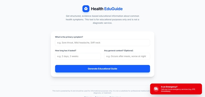 Health EduGuide – screenshot 1