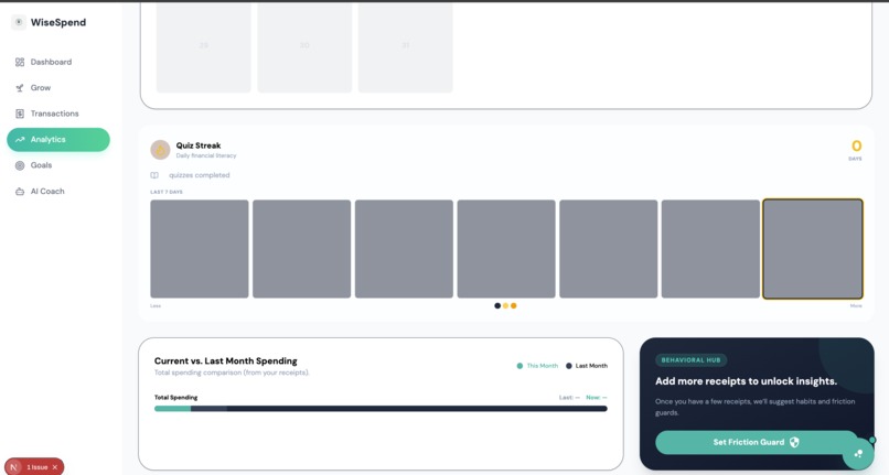 wiseSpend – screenshot 2