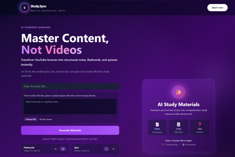 Study.Sync – screenshot 1