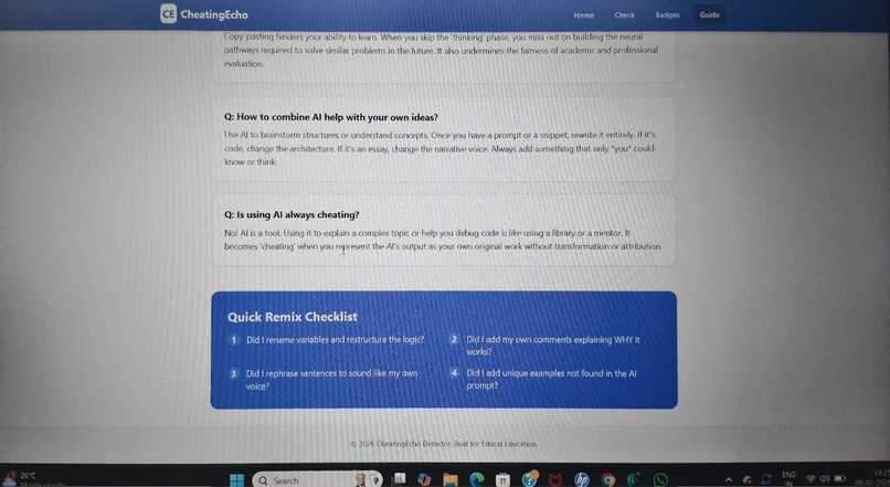CheatingEcho Detector – screenshot 5