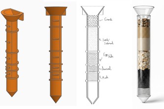 Eggshell Water Filtration System