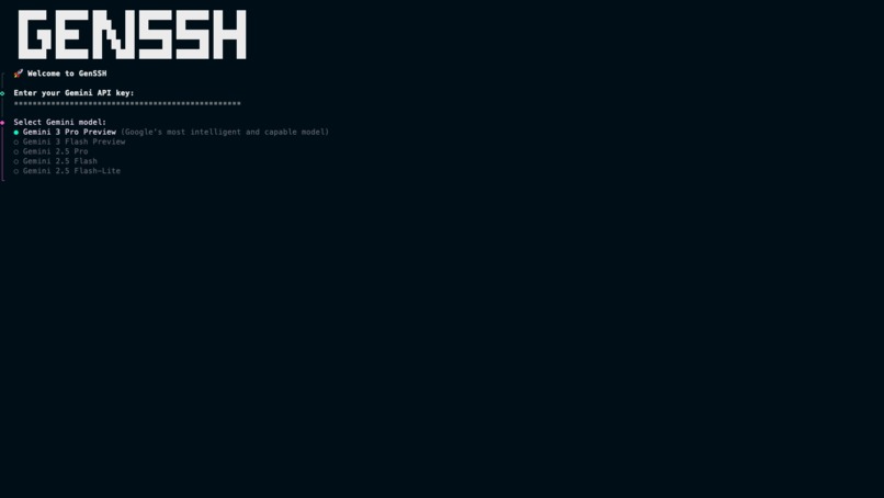 Genssh – screenshot 1