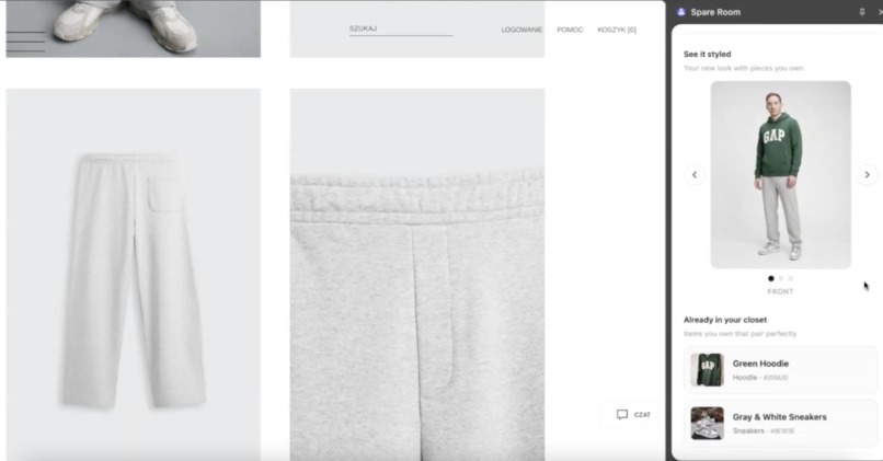 Spare Room: The portal between the store and your wardrobe – screenshot 4