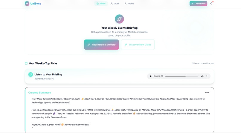 UniSync – screenshot 2