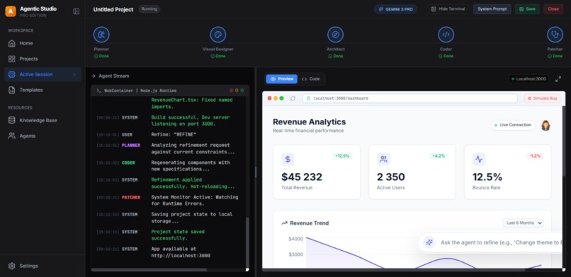 Agentic Studio – screenshot 2