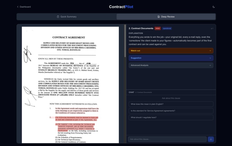 ContractPilot – screenshot 3