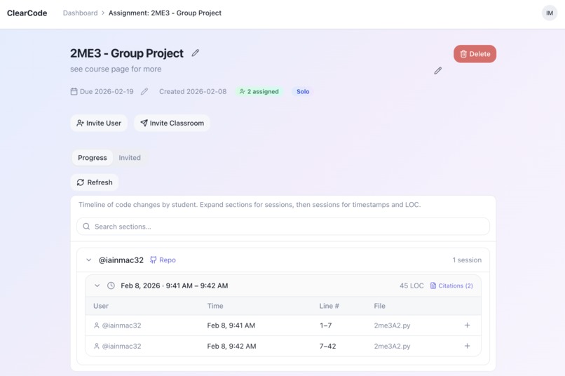 Clear Code – screenshot 5