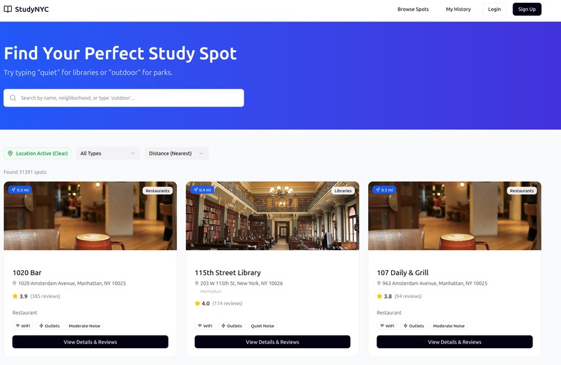 StudyNYC – screenshot 1