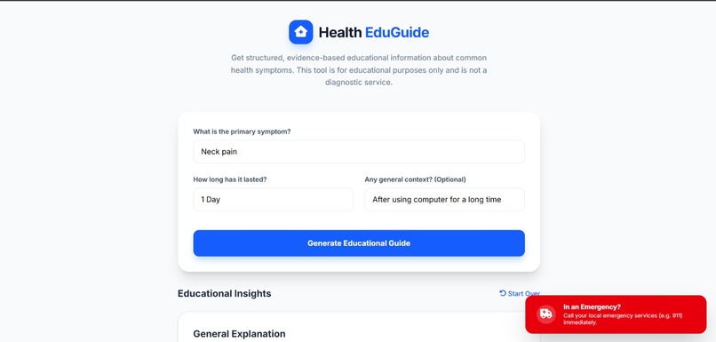 Health EduGuide – screenshot 3