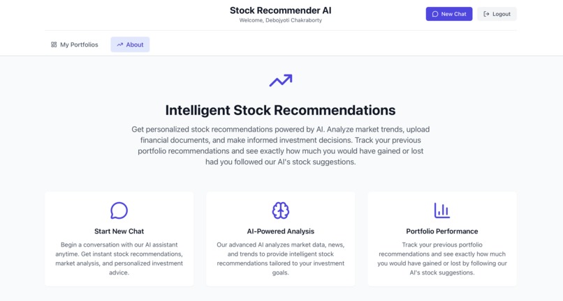 AI Stock Recommender – screenshot 2