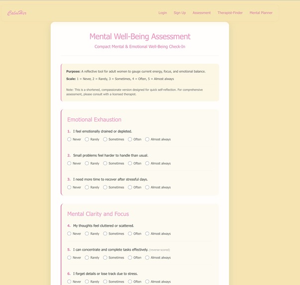 CalmHer – screenshot 3