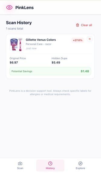 PinkLens – screenshot 1