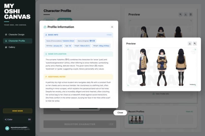 My Oshi Canvas – screenshot 7