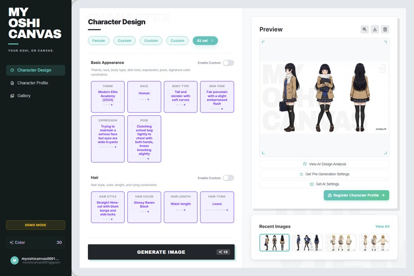 My Oshi Canvas – screenshot 3