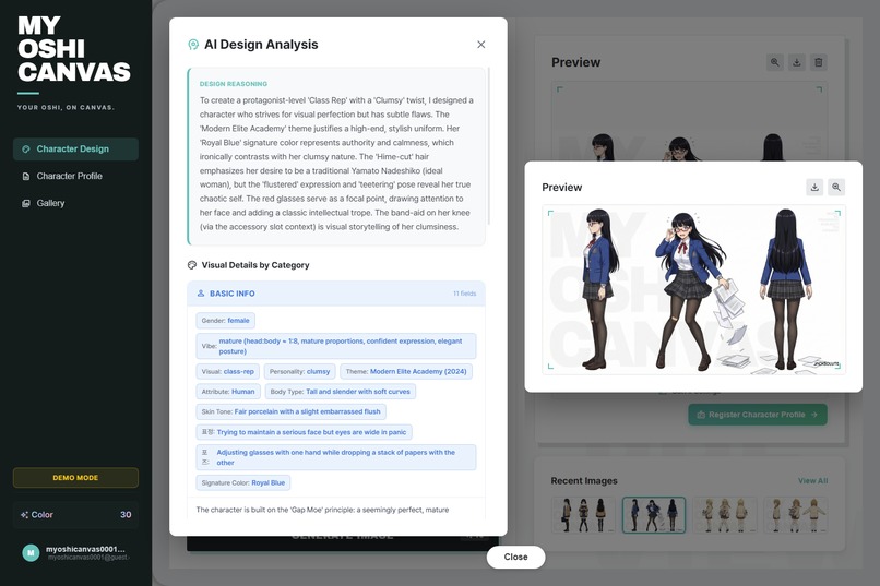 My Oshi Canvas – screenshot 2