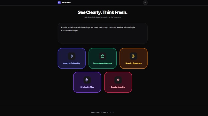 IDEALENS  – screenshot 1