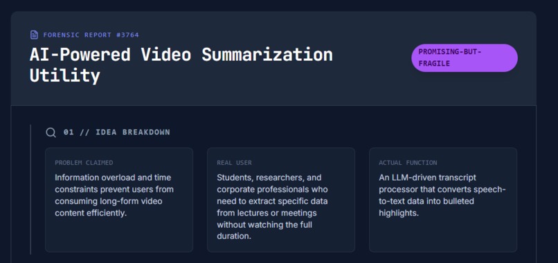 IdeaForensic – screenshot 3