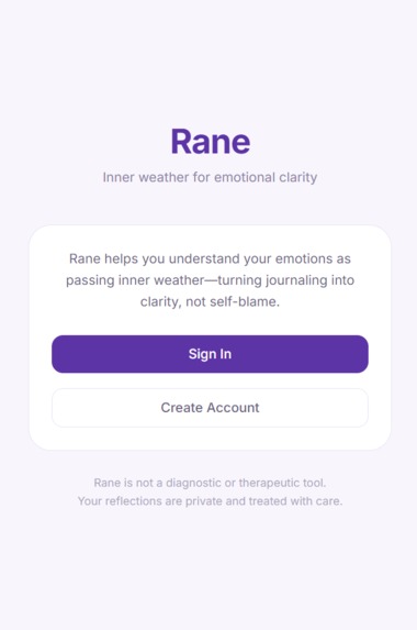 RANE - Your Inner Weather for Emotional Clarity – screenshot 4