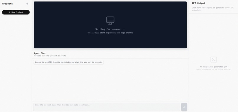 autoAPI – screenshot 2