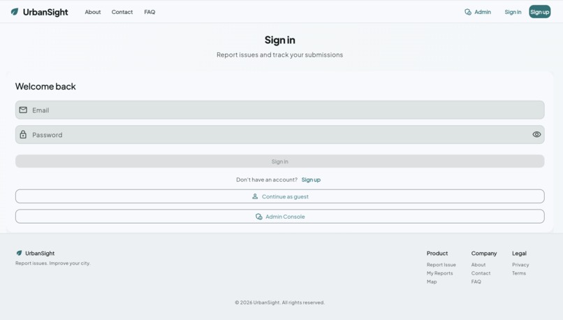 UrbanSight – screenshot 2