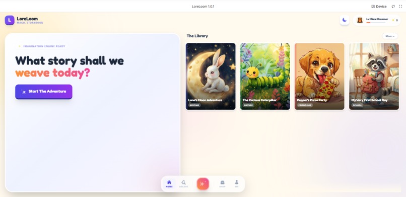 LoreLoom – screenshot 2