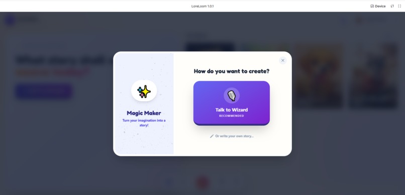 LoreLoom – screenshot 3