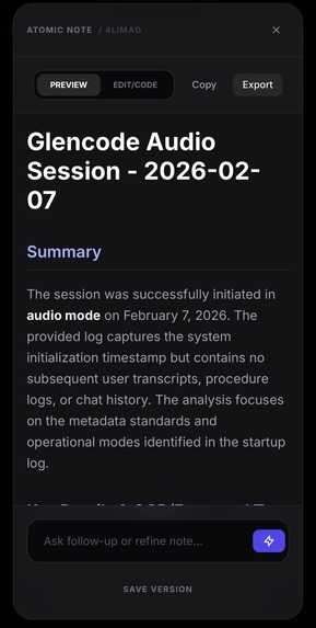 Glencode – screenshot 3