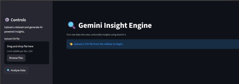 Gemini Insight Engine – screenshot 1