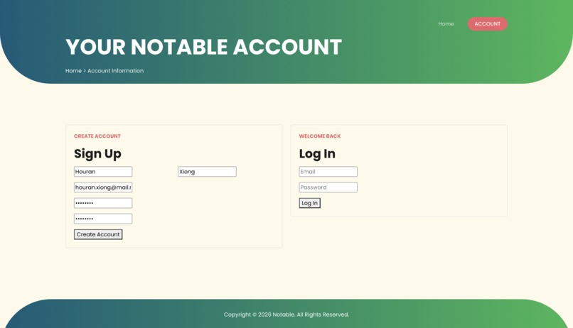 Notable – screenshot 3