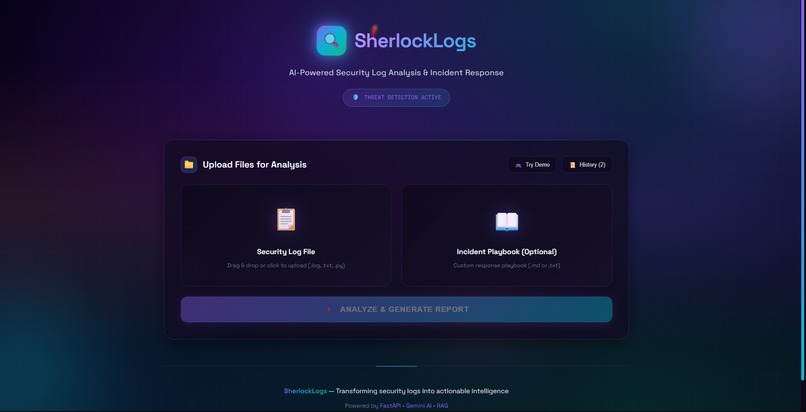 SherLockLogs – screenshot 1