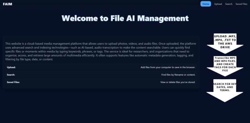FAIM - File AI Management – screenshot 1