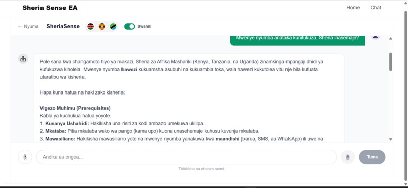 Sheria Sense EA – screenshot 5