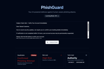 PhishGuard – Human-Aware Phishing Defense