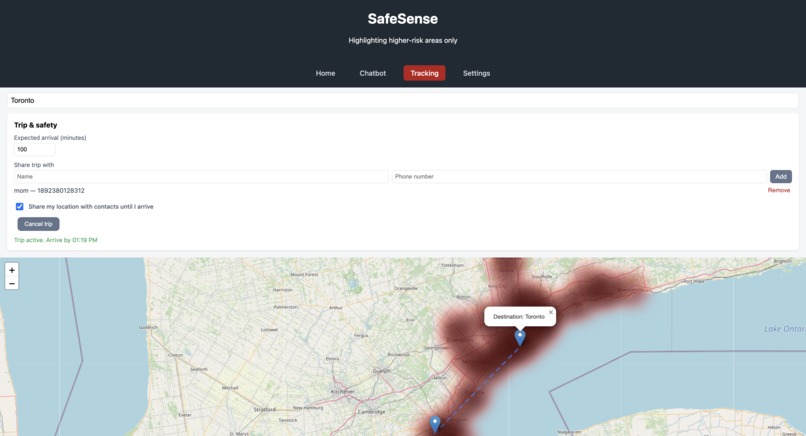 SafeSense – screenshot 3