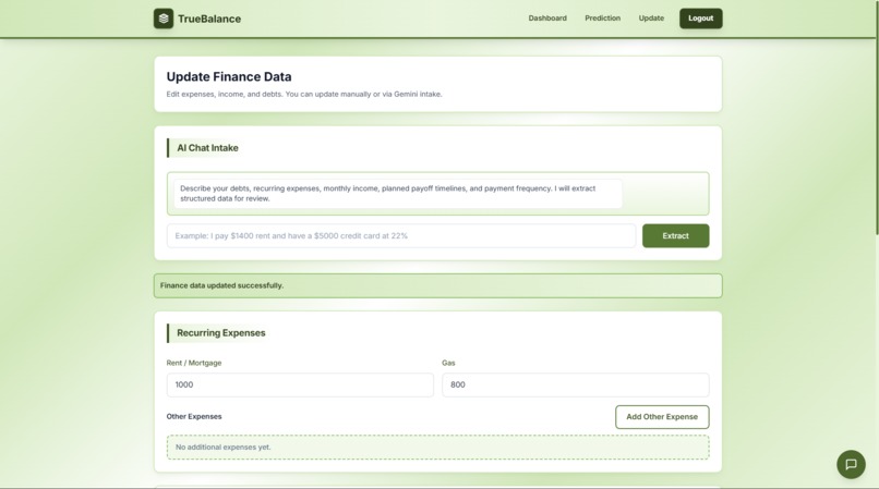TrueBalance – screenshot 4