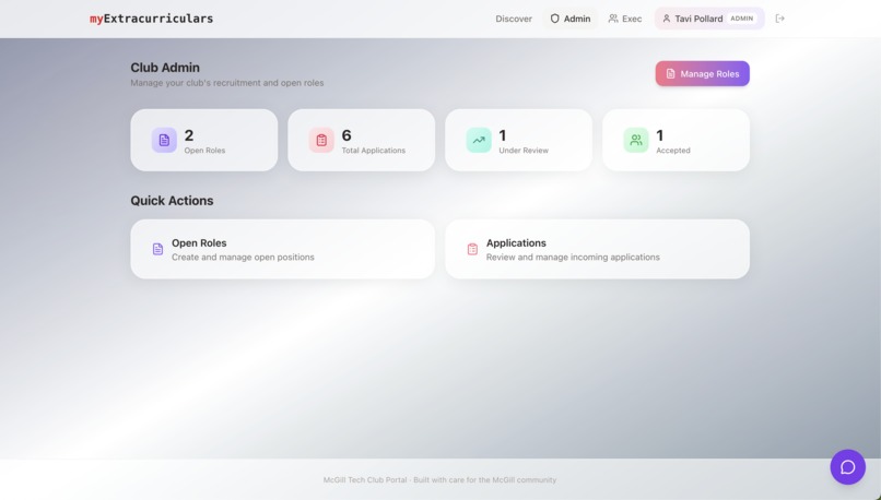 myEx(tracurriculars) – screenshot 6