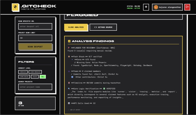 .gitcheck – screenshot 3