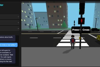 Immersive AI Road Safety Learning for School Children
