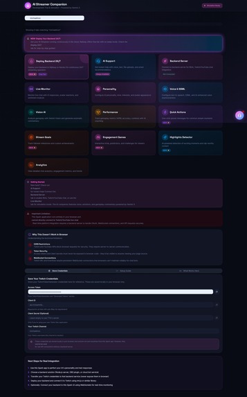 AI Streamer Companion- Development Tool & Simulator Gemini 3 – screenshot 20