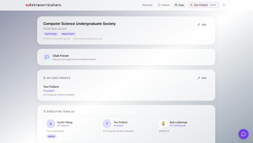 myEx(tracurriculars) – screenshot 12