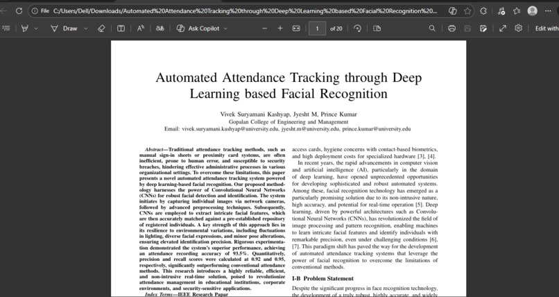 IEEE Paper Generator using Gemini AI – screenshot 3