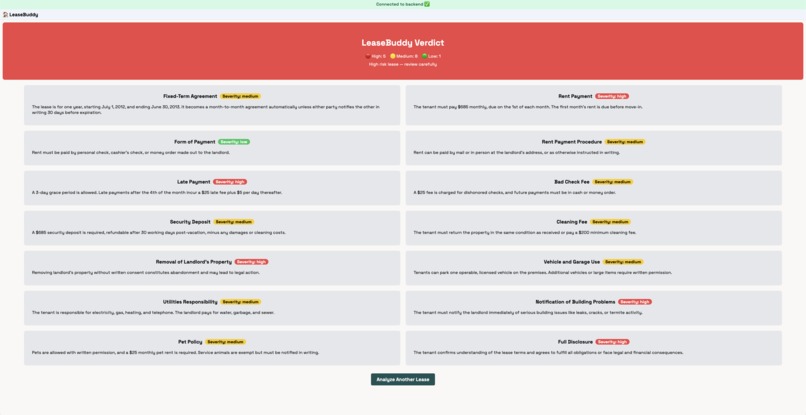 LeaseBuddy – screenshot 2